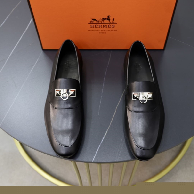 H**mes leather shoes